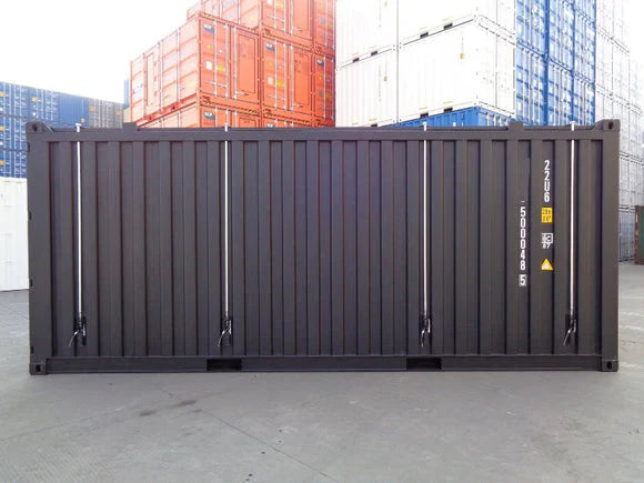 Container per spedizioni con apertura laterale nero da 20 piedi - Nuovo