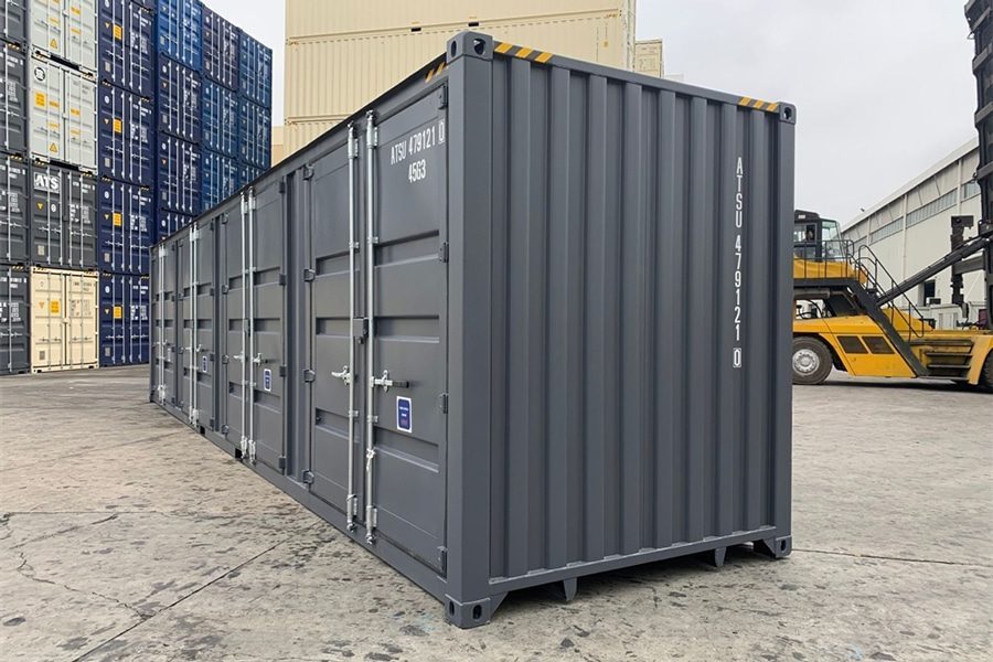 CONTAINER CUBO DA 40 PIEDI CON PORTE LATERALI