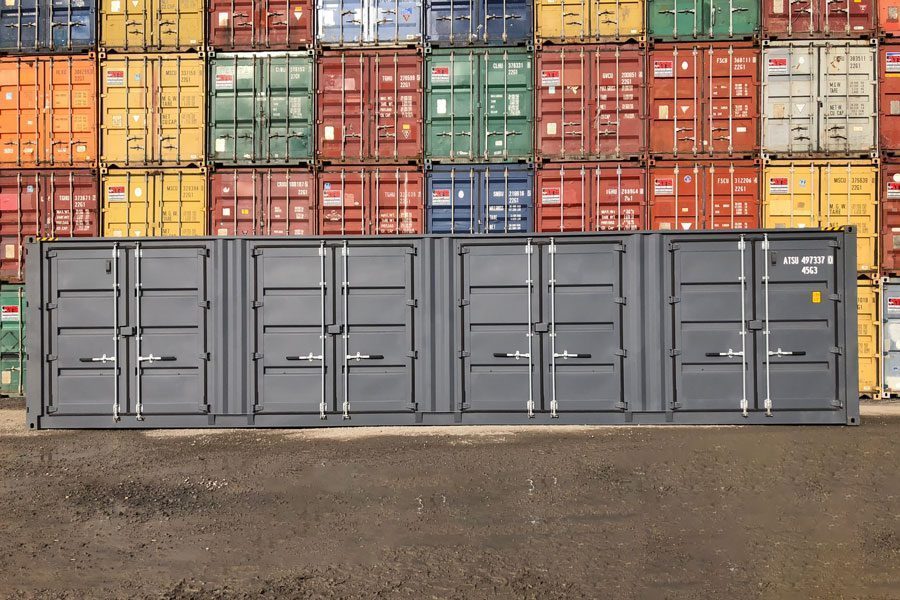 CONTAINER CUBO DA 40 PIEDI CON PORTE LATERALI