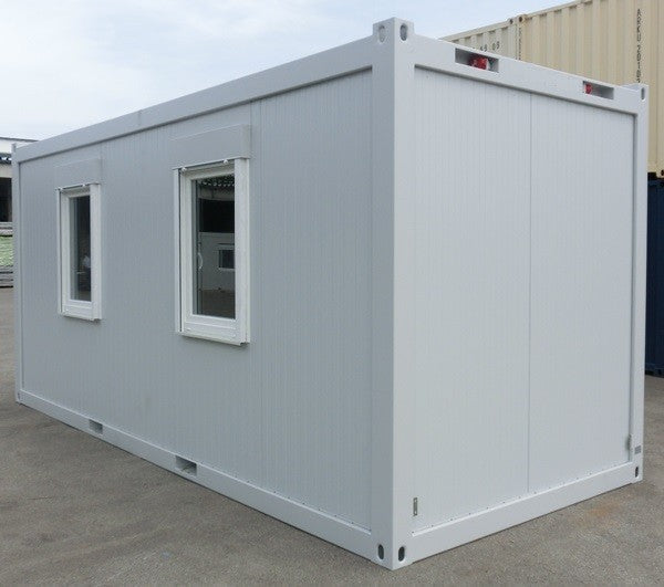 Modulo container da 20 piedi + 2 finestre + 1 porta