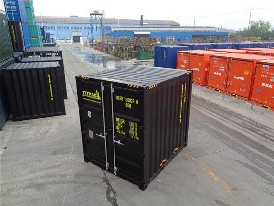 Container marino High Cube nero da 10 piedi - Nuovo