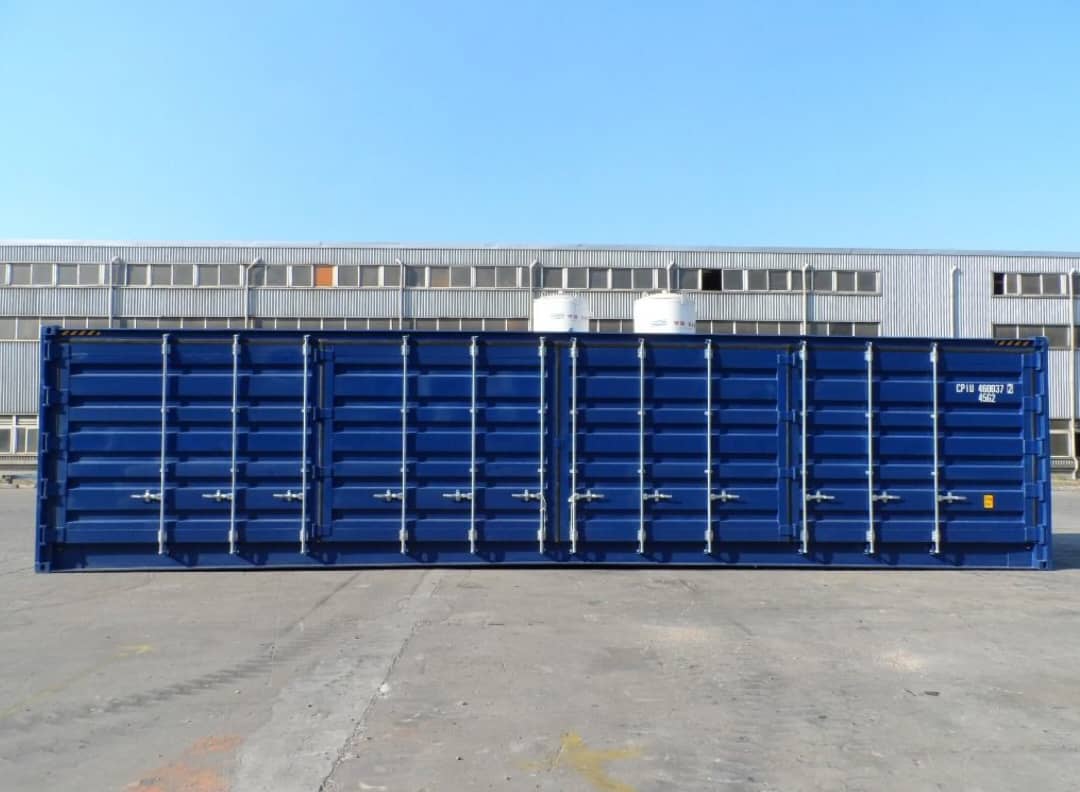 CONTAINER PER SPEDIZIONE PRIMO VIAGGIO APERTURA LATERALE CUBO ALTO 40 PIEDI