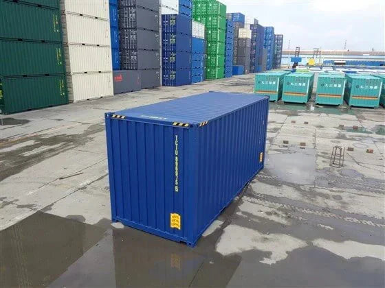 Container per spedizioni High Cube blu da 20 piedi - Nuovo