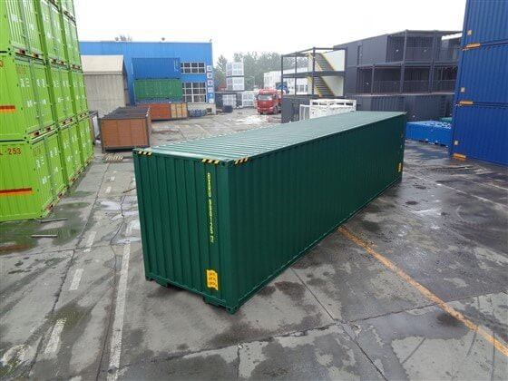 Container per spedizioni Green High Cube da 40 piedi - Nuovo