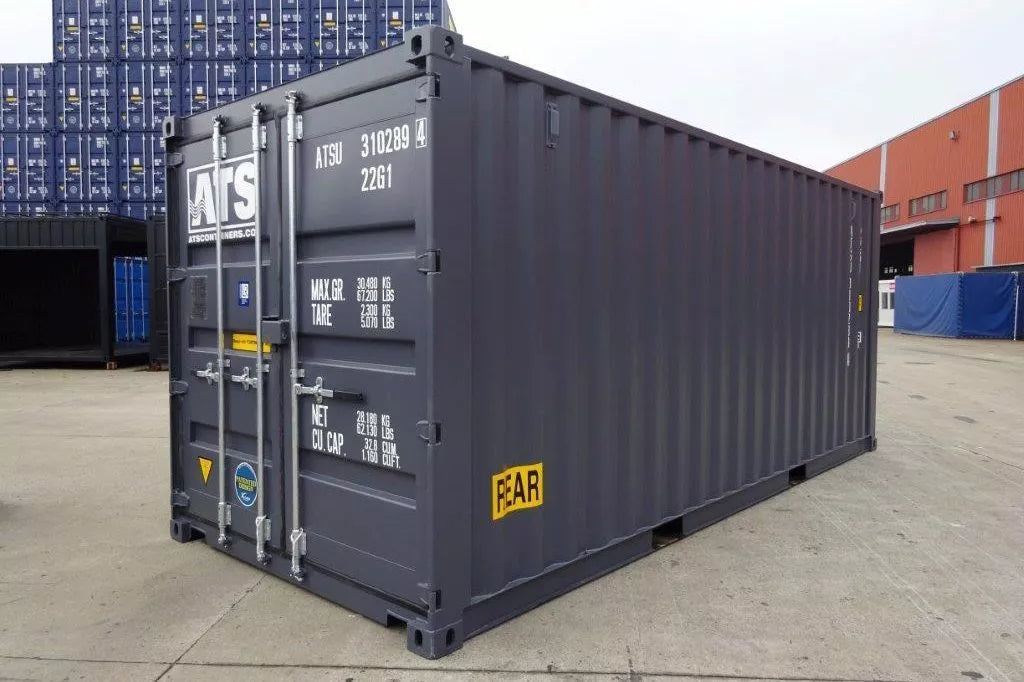 Container marittimo HC da 20 piedi (1° viaggio) grigio