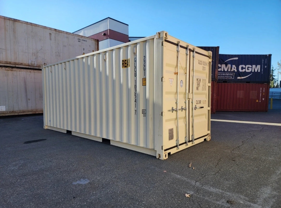 Nuovo container da 20 piedi a doppia porta/viaggio singolo