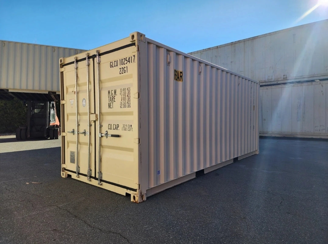 Nuovo container da 20 piedi a doppia porta/viaggio singolo