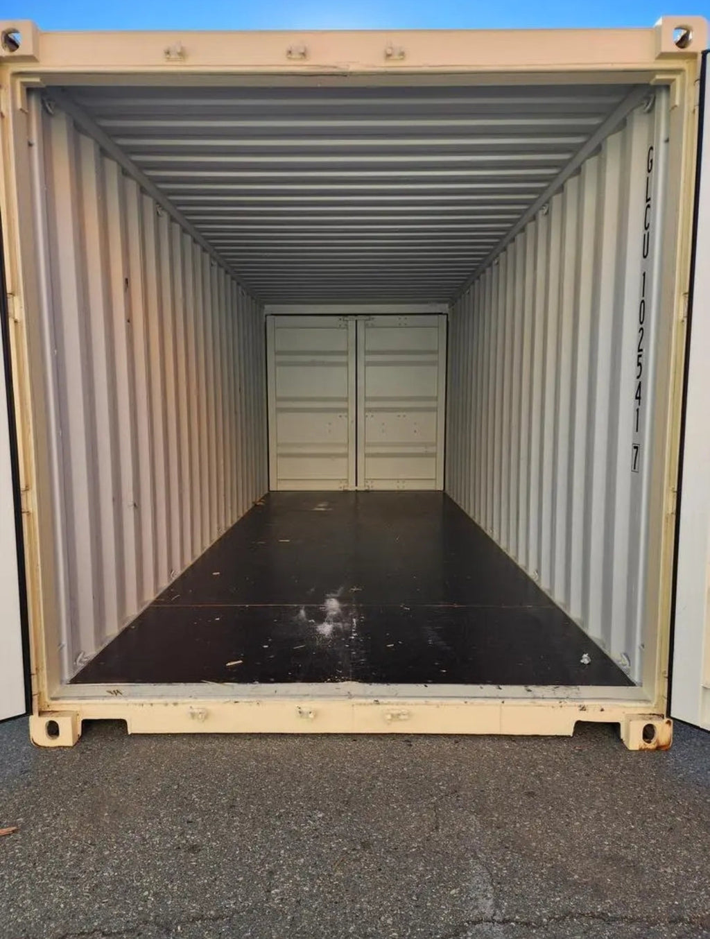 Nuovo container da 20 piedi a doppia porta/viaggio singolo