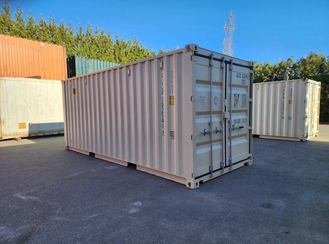 Nuovo container da 20 piedi a doppia porta/viaggio singolo