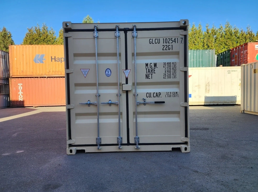 Nuovo container da 20 piedi a doppia porta/viaggio singolo